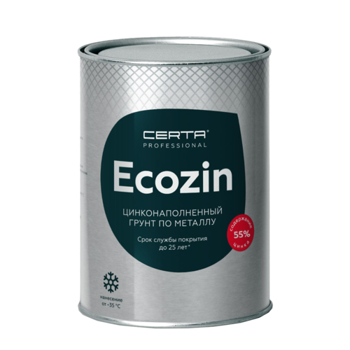 Ecozin<br> Цинконаполненный грунт по металлу (55% содержанием цинка)