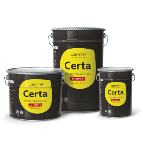 CERTA термостойкие эмали и лаки